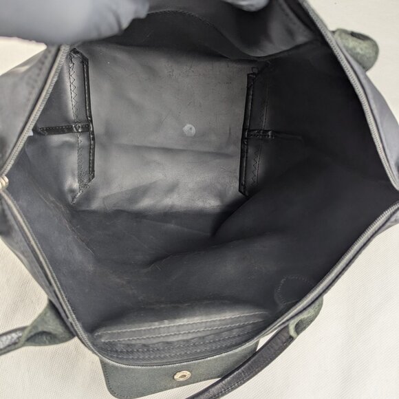 Longchamp Le Pliage Nylon Hobo Black Shoulder Bag Made in France. - Picture 4 of 16